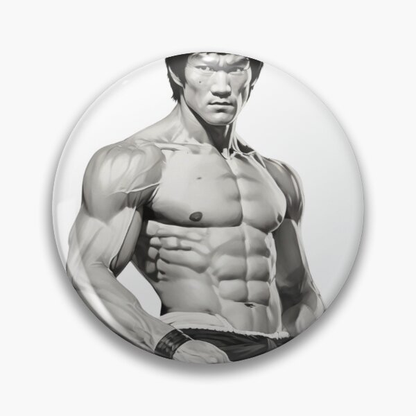 Item preview, Hyper-Realistic Muscular Martial Artist Fighting Stance designed and sold by RoyalKnightMMA.