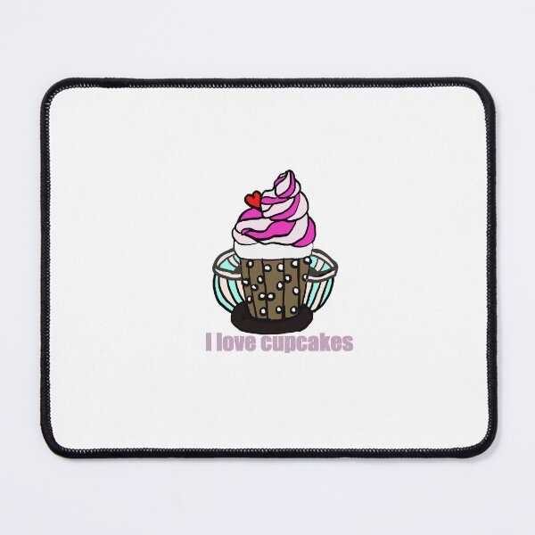 Item preview, Adorable Pink Frosting Cupcake with Heart designed and sold by Najomiartstudio.