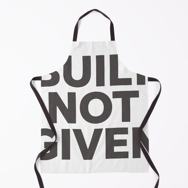 Item preview, BUILT NOT GIVEN – Bold Minimalist Motivation Typography designed and sold by andry01.