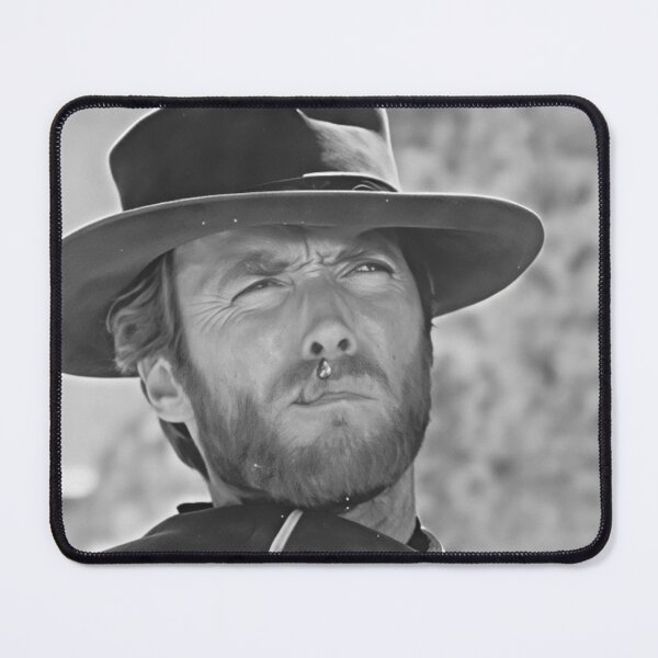 Item preview, Clint Eastwood Classic Black and White Portrait designed and sold by thesnakeater.