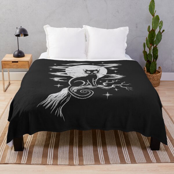 Item preview, Kawaii Goth Black Cat – Cute Anime Celestial Moon Art designed and sold by AldenTees.