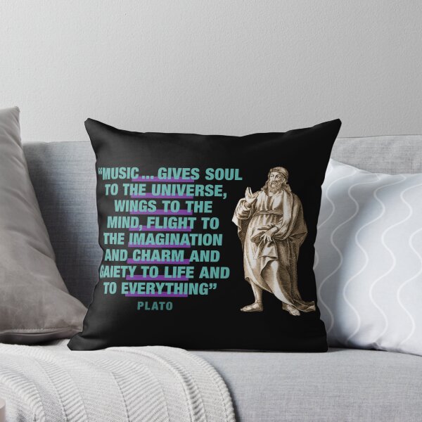 Item preview, Plato Quote:  "Music…Gives Soul To The Universe, Wings To The Mind, Flight To The Imagination And Charm And Geity To Life And To Everything" designed and sold by TIGERDAVER.