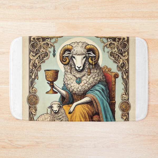 Artikelvorschau, Schafismus – Tarotkarte Königin der Kelche entworfen und verkauft von Thpoar.