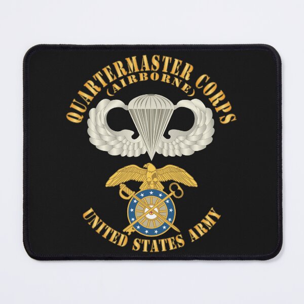 Item preview, Army - Quartermaster Corps w Airborne Badge - Br X 300 designed and sold by Military Insignia Products.