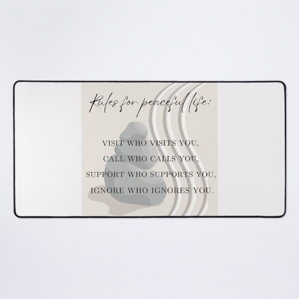Item preview, Rules for peaceful life designed and sold by JokeAndStyle.