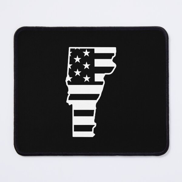 Item preview, Vermont state USA Flag Silhouette – Stars and Stripes State Outline designed and sold by Paper Drip.