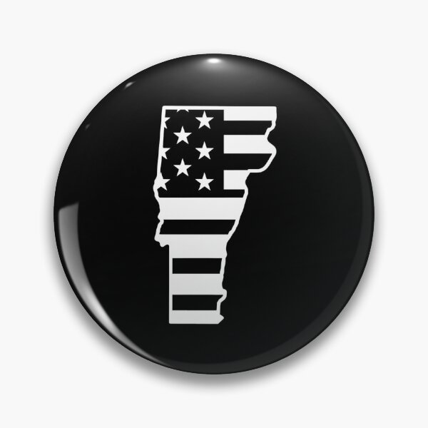 Item preview, Vermont state USA Flag Silhouette – Stars and Stripes State Outline designed and sold by Paper Drip.