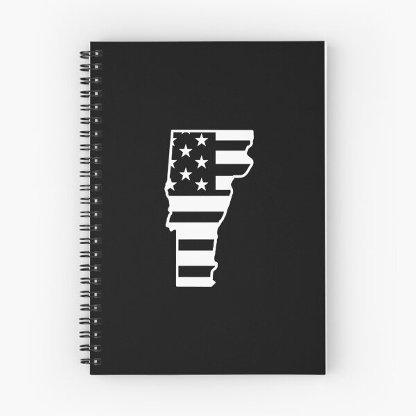 Item preview, Vermont state USA Flag Silhouette – Stars and Stripes State Outline designed and sold by Paper Drip.