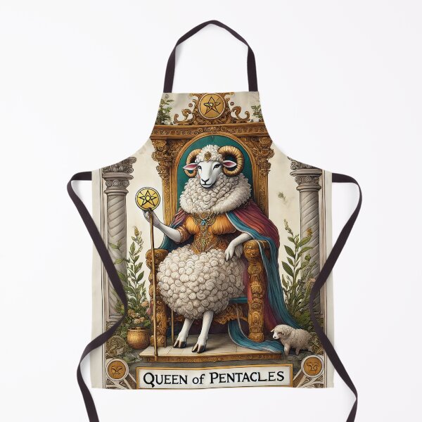 Item preview, Sheepism – Queen of Pentacles Tarot Card designed and sold by Thpoar.