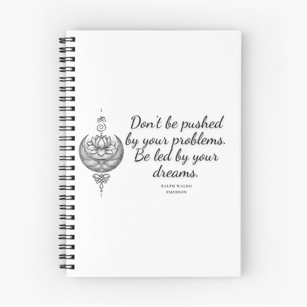 Item preview, Don’t be pushed by your problems... – Ralph Waldo Emerson designed and sold by JokeAndStyle.
