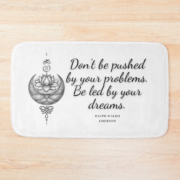 Item preview, Don’t be pushed by your problems... – Ralph Waldo Emerson designed and sold by JokeAndStyle.