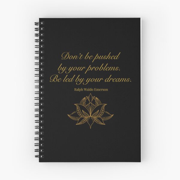 Item preview, Don’t be pushed by your problems... – Ralph Waldo Emerson designed and sold by JokeAndStyle.