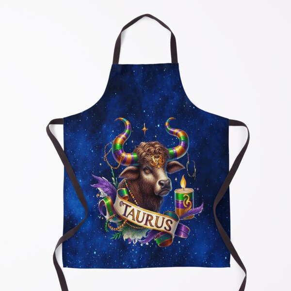 Item preview, Taurus Zodiac – Mardi Gras Power of the Golden Bull designed and sold by MysticOzzy.
