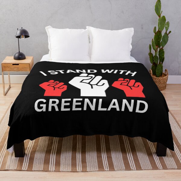 Item preview, I Stand With Greenland designed and sold by ANNINOART ⭐⭐⭐⭐⭐.
