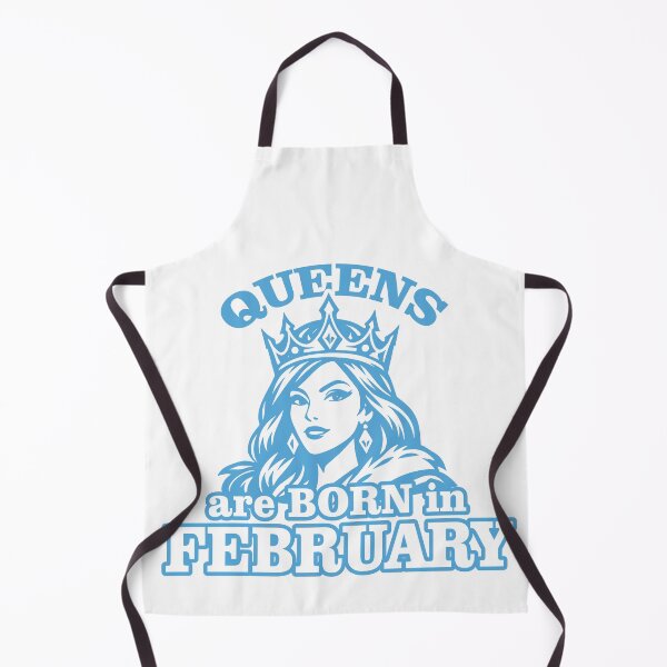 Item preview, Queens Are Born in February – Birthday Queen Crown Illustration designed and sold by TipTop GFX.