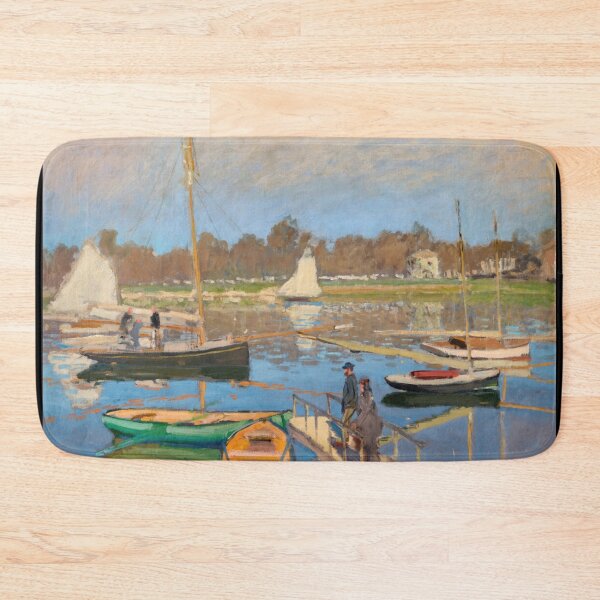 Item preview, Le Bassin Dargenteuil by Claude Monet: Impressionist Harbor Fine Art Poster designed and sold by artofuniverse.