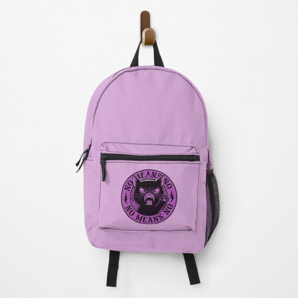 Item preview, No Means No Angry Cat - Feminist Consent Culture designed and sold by sXe-art.