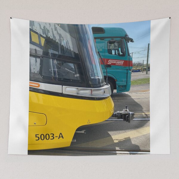 Item preview, Tram Overlooking Skyline designed and sold by Khaactorwriter.