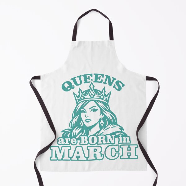 Item preview, Queens Are Born in March – Birthday Queen Crown Illustration designed and sold by TipTop GFX.