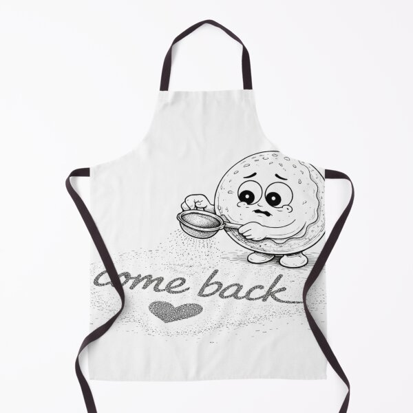 Item preview, Come Back – Sad Donut Heartbreak Illustration, Breakup Quote, Emotional Message designed and sold by ComedyInkFactor.