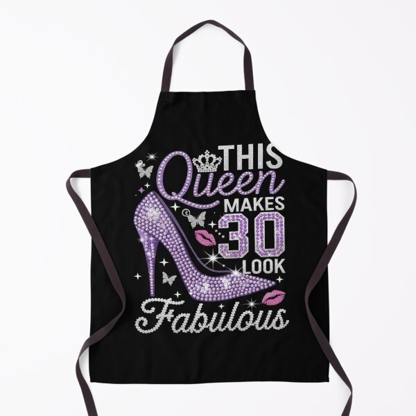 Item preview, This Queen Makes 30 Looks Fabulous 30th Birthday Girls designed and sold by MarkLeedsArt.