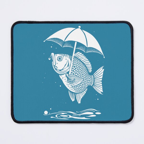 Item preview, a Fish holding an Umbrella designed and sold by close-up.biz.