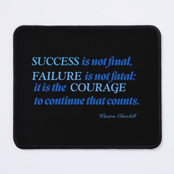 Item preview, Success is not final... - Winston Churchill designed and sold by JokeAndStyle.