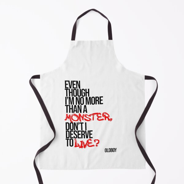 Item preview, Oldboy Quote Typography (I'm no more than a monster) designed and sold by Enea Kelo.