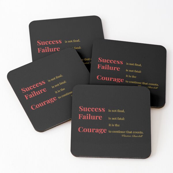Item preview, Success is not final... - Winston Churchill designed and sold by JokeAndStyle.