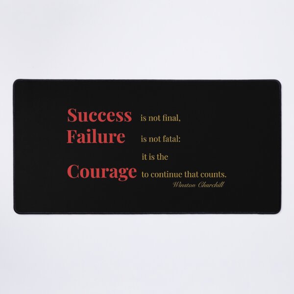 Item preview, Success is not final... - Winston Churchill designed and sold by JokeAndStyle.