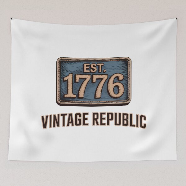 Item preview, Vintage Republic 1776 Heritage Patch designed and sold by DigitalDream11.