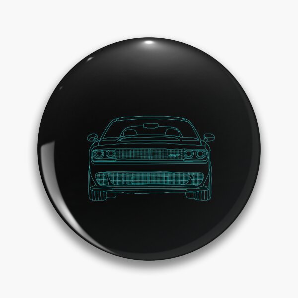 Item preview, Dodge Demon Neon Line Art – Modern American Muscle Car designed and sold by drdoodle92 Art.