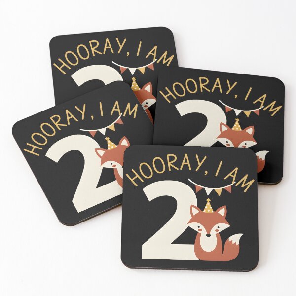 Item preview, Hooray, I'm 2! Sweet Fox Birthday designed and sold by Fuechse.