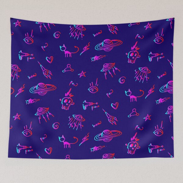 Item preview, Neon space designed and sold by BarbarianBarBar.