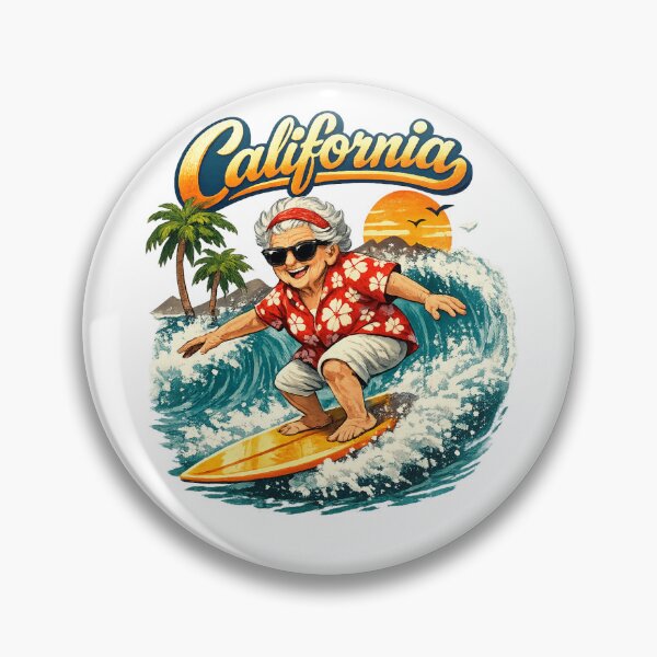 Item preview, Mamo surfs the California wave designed and sold by Taoufik79-shop.
