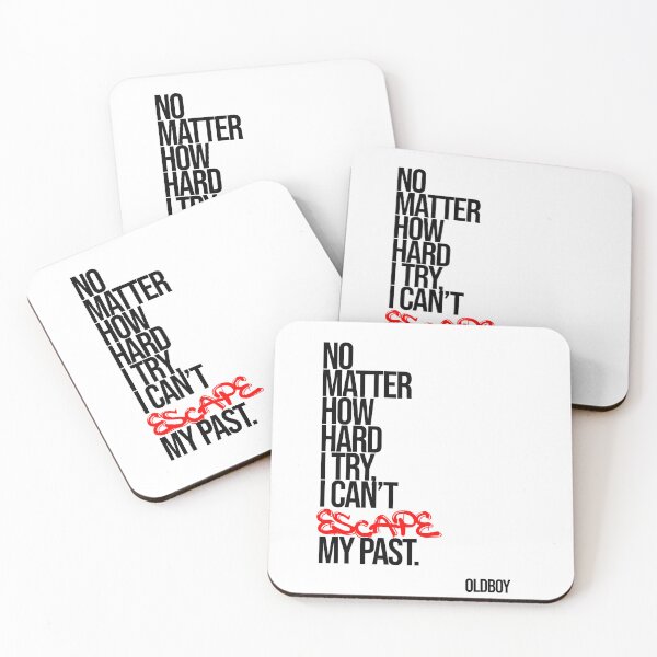Item preview, Oldboy Quote Typography (Escape my past) designed and sold by Enea Kelo.