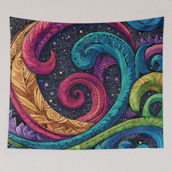 Item preview, New Zealand Māori Paua Pattern Koru Design 759 designed and sold by GrinGalore.