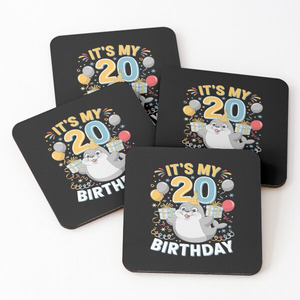 Item preview, Its My 20th Birthday Seal  designed and sold by AquaKiev.