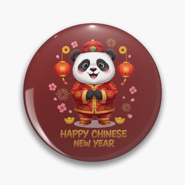 Item preview, Happy Chinese New Year Panda – Cute Lunar New Year Celebration designed and sold by PunchDrop.