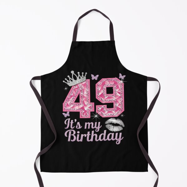 Item preview, Happy 49 It's My Birthday Crown Lips 49th Birthday designed and sold by MarryIsMonth.