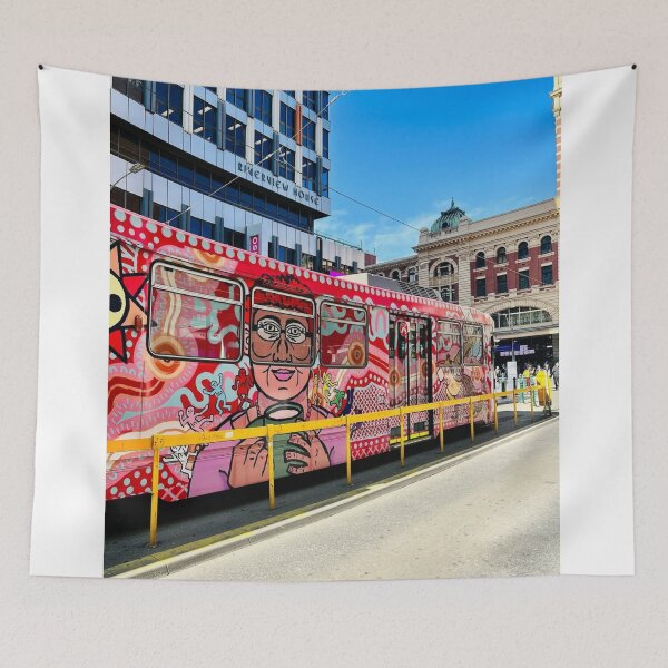 Item preview, Tram on Busy Street designed and sold by Khaactorwriter.