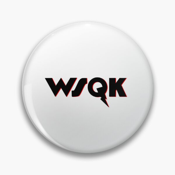 Item preview, WSQK: Radio Station Red Black Logo  designed and sold by SawaOne.