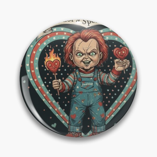 Item preview, Chucky Heart Lollipops - Horror Valentine Art designed and sold by Art's Diner.