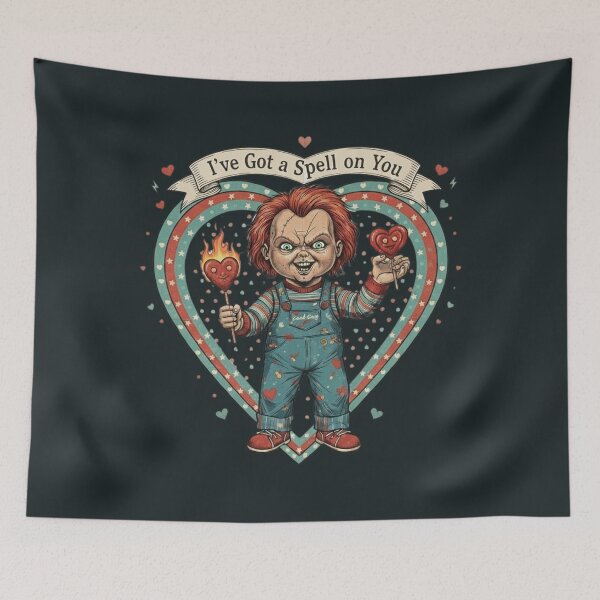 Item preview, Chucky Heart Lollipops - Horror Valentine Art designed and sold by Art's Diner.