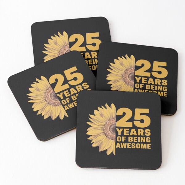 Item preview, Womens 25 Years Old 25th Birthday Sunflower  designed and sold by MarryIsMonth.
