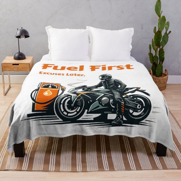 Item preview, Fuel First. Excuses Later. – Motorcycle Rider Mindset T-Shirt designed and sold by RMTrendy.