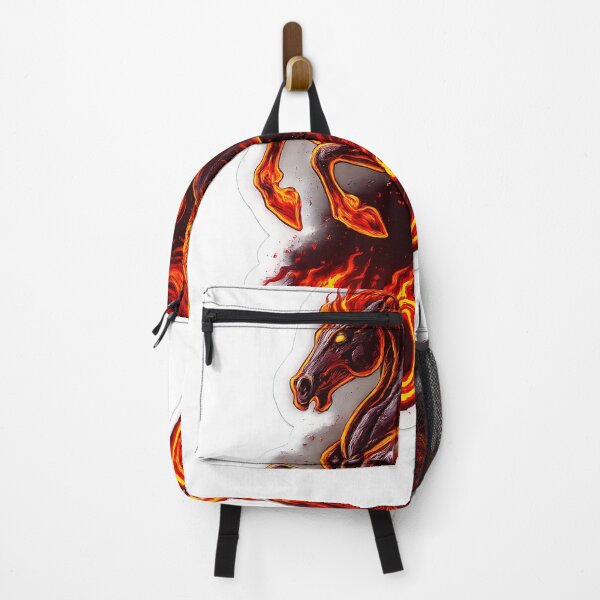 Item preview, Year of the Fire Horse 2026 - Powerful Flame Stallion Sticker Art designed and sold by etuvibes.