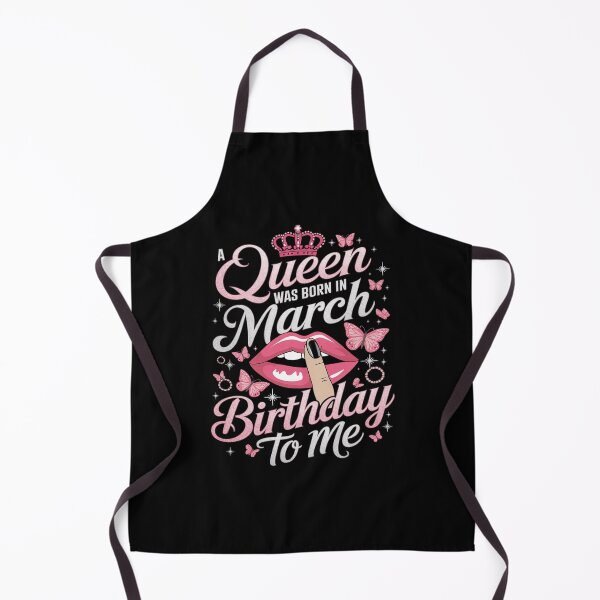 Item preview, Womens A Queen Was Born In March Happy Birthday To Me designed and sold by MarryIsMonth.