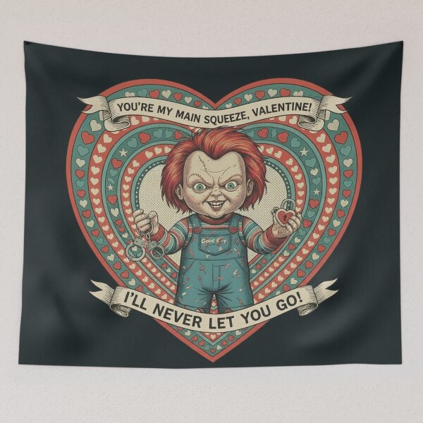 Item preview, I'll Never Let You Go - Chucky Horror Valentine designed and sold by Art's Diner.