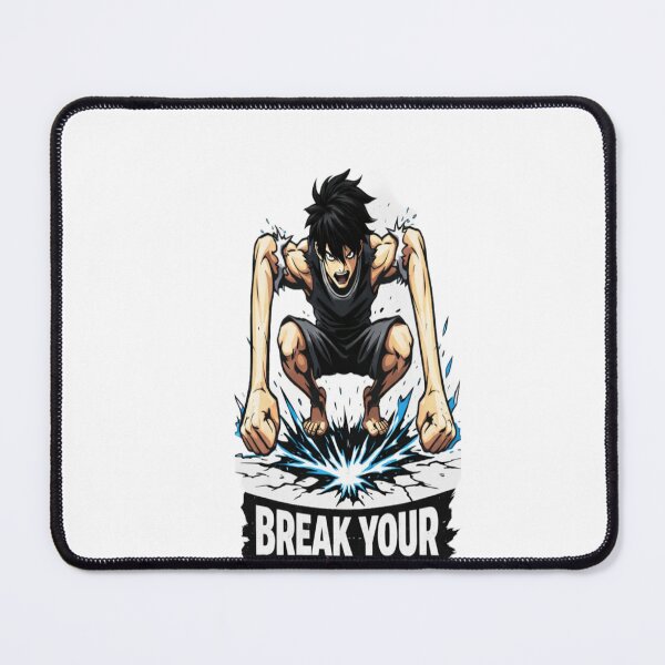 Item preview, Break Your Limits – Anime Workout Motivation Gym Streetwear designed and sold by GloryStyleS.